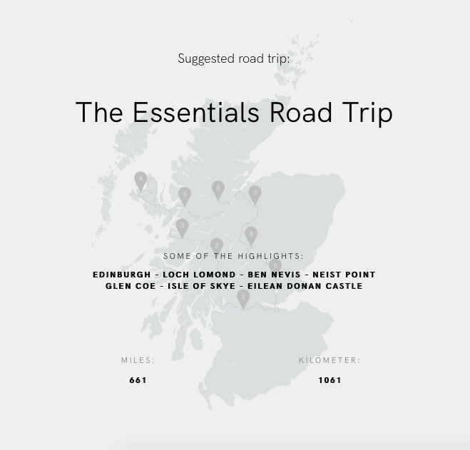 Schotland road trip inspiratie